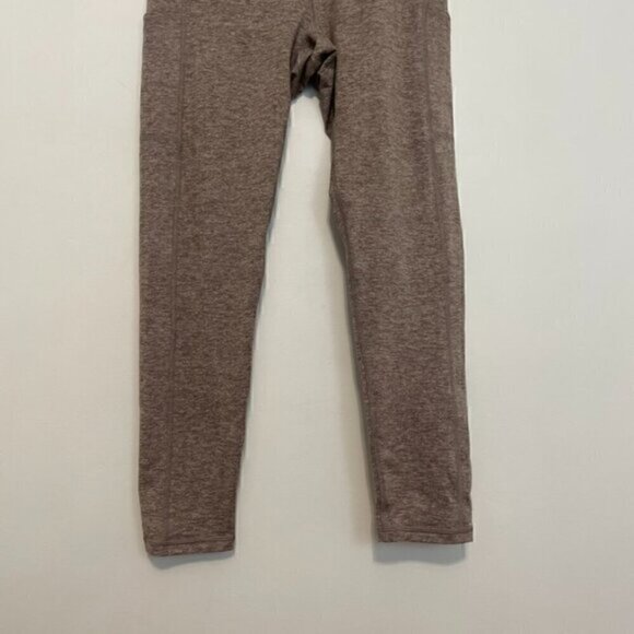AERIE AMERICAN EAGLE Chill Play Move Leggings Tan Brown High Waisted Rise Pocket - Picture 4 of 12